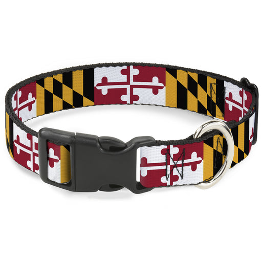 Plastic Clip Collar - Maryland Flags Plastic Clip Collars Buckle-Down   
