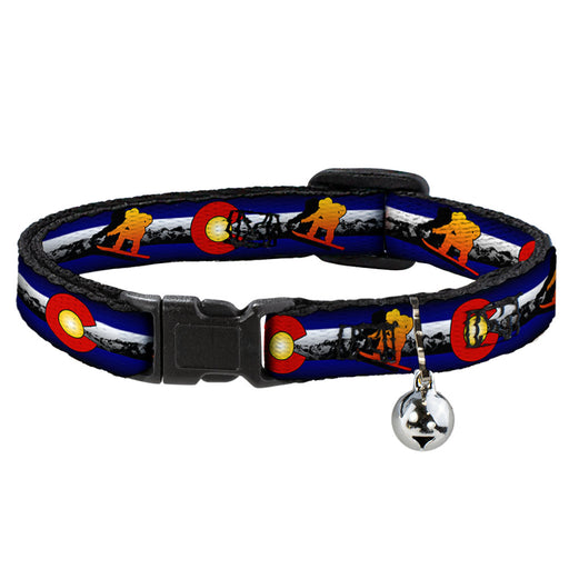 Cat Collar Breakaway - Colorado Snowboarder3 Orange Mountians Breakaway Cat Collars Buckle-Down   