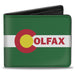 Bi-Fold Wallet - COLFAX Green Stripe Bi-Fold Wallets Buckle-Down   