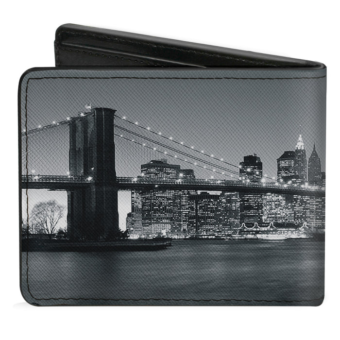 Bi-Fold Wallet - NEW YORK Brooklyn Bridge Skyline Bi-Fold Wallets Buckle-Down   