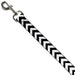 Dog Leash - Chevron2 White/Black Dog Leashes Buckle-Down   