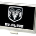 Business Card Holder - SMALL - Ram Logo FCG Black Silver Business Card Holders Ram   