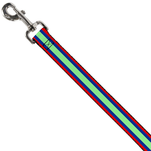 Dog Leash - Stripes Red/Blue/Green Dog Leashes Buckle-Down   