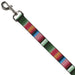 Dog Leash - Zarape5 Vertical Multi Color Stripe Dog Leashes Buckle-Down   