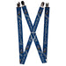 Suspenders - 1.0" - RAVENCLAW Crest Stripe2 Blue Gray Suspenders The Wizarding World of Harry Potter Default Title  