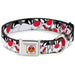 Looney Tunes Logo Full Color White Seatbelt Buckle Collar - Sylvester the Cat Expressions Gray Seatbelt Buckle Collars Looney Tunes   