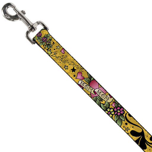 Dog Leash - Mom & Mom Yellow Dog Leashes Buckle-Down   