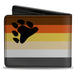 Bi-Fold Wallet - Flag Bear Pride2 Black Brown Orange Yellow Tan White Gray Black Bi-Fold Wallets Buckle-Down   