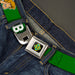 SD Dog Tag Full Color Black Yellow Blue Seatbelt Belt - Shaggy Poses/BAKED Green/White Webbing Seatbelt Belts Scooby Doo   