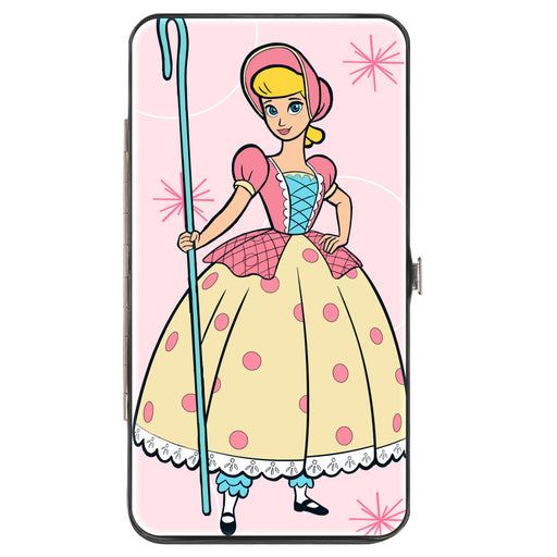 Hinged Wallet - Toy Story Bo Peep Standing Pose Pinks White Hinged Wallets Disney   