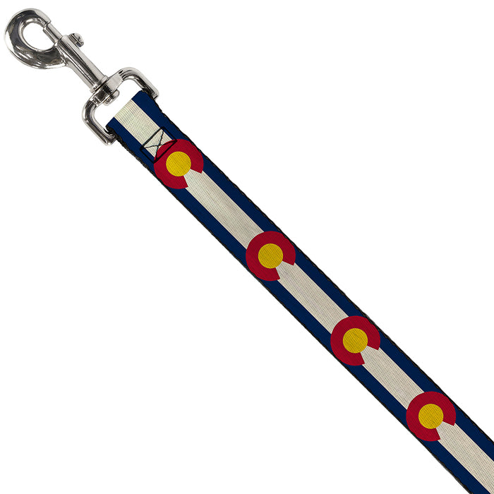 Dog Leash - Colorado Flags2 Repeat Vintage2 Dog Leashes Buckle-Down   