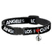 Cat Collar Breakaway - LOS F*CKIN' ANGELES Heart Black White Red Breakaway Cat Collars Buckle-Down   