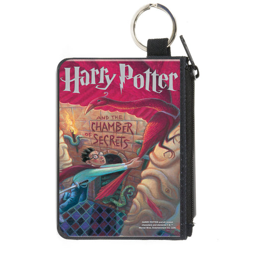 Canvas Zipper Wallet - MINI X-SMALL - Harry Potter and the Chamber of Secrets Book Cover Drawing Canvas Zipper Wallets The Wizarding World of Harry Potter   