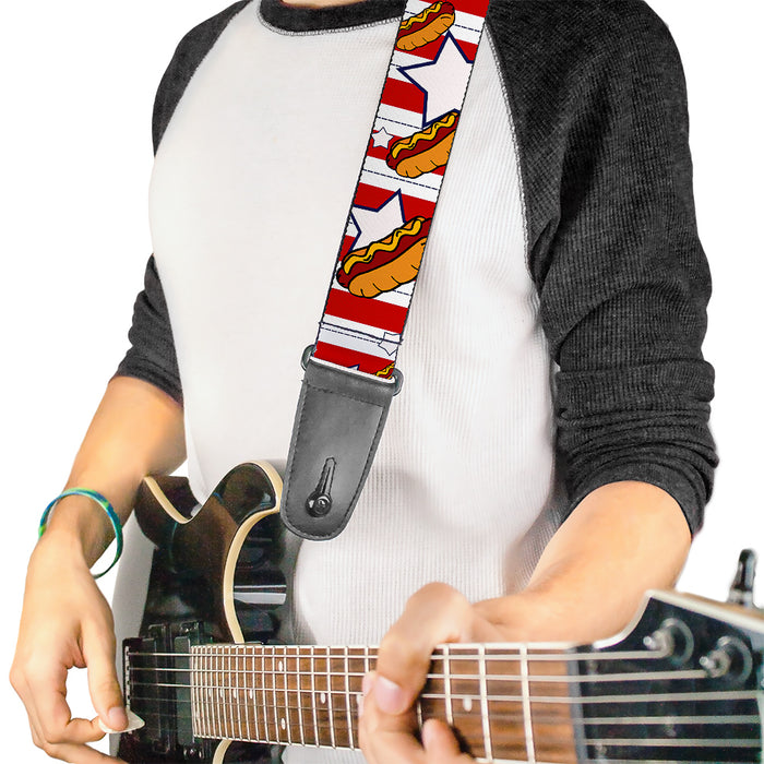 Guitar Strap - Hot Dogs Guitar Straps Buckle-Down   