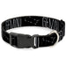Plastic Clip Collar - Zodiac GEMINI/Constellation Black/White Plastic Clip Collars Buckle-Down   