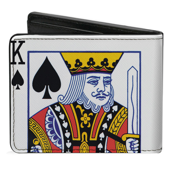 Bi-Fold Wallet - King of Spades Bi-Fold Wallets Buckle-Down   