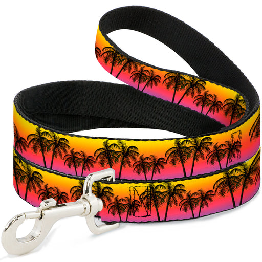 Dog Leash - Palm Trees Sunset Fade/Black Dog Leashes Buckle-Down   