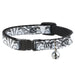 Cat Collar Breakaway - BD Est. 93 White Breakaway Cat Collars Buckle-Down   