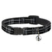 Cat Collar Breakaway - Plaid Black Gray Breakaway Cat Collars Buckle-Down   