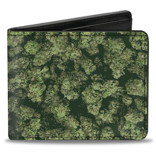Bi-Fold Wallet - Vivid Marijuana Nugs Stacked Bi-Fold Wallets Buckle-Down   