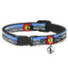 Cat Collar Breakaway - Colorado Mount Evans Vivid Landscape Colorado Flag Icon Breakaway Cat Collars Buckle-Down   