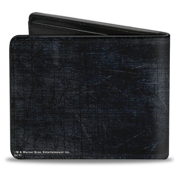 Bi-Fold Wallet - STOP THE SULLEN EMO CRAP Pentagram Black Grays White Bi-Fold Wallets Supernatural   