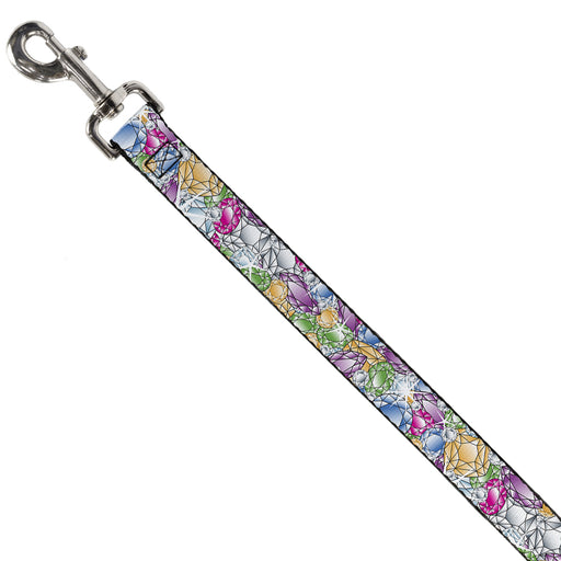 Dog Leash - Gems Stacked Multi Color Dog Leashes Buckle-Down   