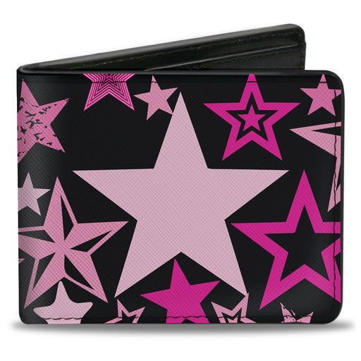 Bi-Fold Wallet - Stargazer Black Pink Bi-Fold Wallets Buckle-Down   