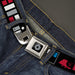 Star Wars Galactic Empire Insignia Full Color Black/Gray Seatbelt Belt - Star Wars EMPIRE/Galactic Empire Elements Collage Black/Blue/Gray/Red/White Webbing Seatbelt Belts Star Wars   