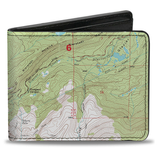 Bi-Fold Wallet - Colorado Aspen Topographic Map Bi-Fold Wallets Buckle-Down   