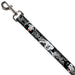 Dog Leash - Lion King Scar Poses White/Black Dog Leashes Disney   