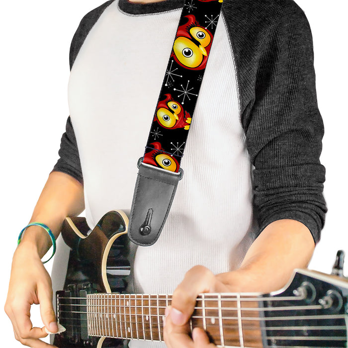 Guitar Strap - Big Eye Owl Guitar Straps Buckle-Down   