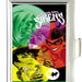 Business Card Holder - SMALL - GOTHAM CITY SIRENS Issue #14 Cover FCG Black Multi Color Business Card Holders DC Comics   