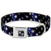 Dog Bone Seatbelt Buckle Collar - American Flag Vivid Stars Blue/White Seatbelt Buckle Collars Buckle-Down   