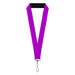 Lanyard - 1.0" - Neon Purple Lanyards Buckle-Down   