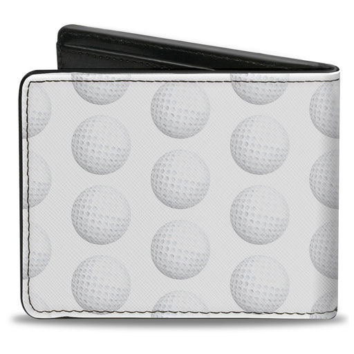 Bi-Fold Wallet - Golf Ball Dimples Whites Bi-Fold Wallets Buckle-Down   