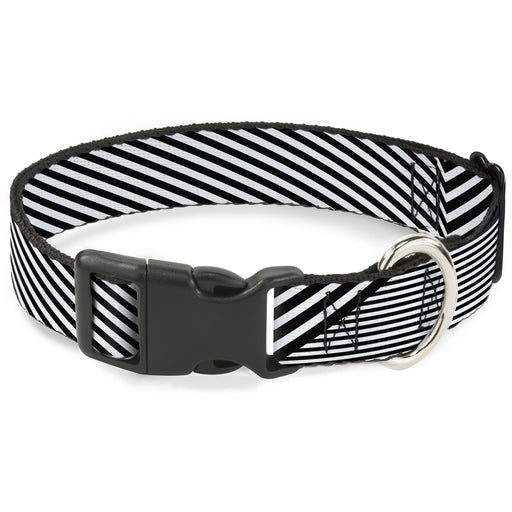 Plastic Clip Collar - Eighties 7 Black/White Plastic Clip Collars Buckle-Down   