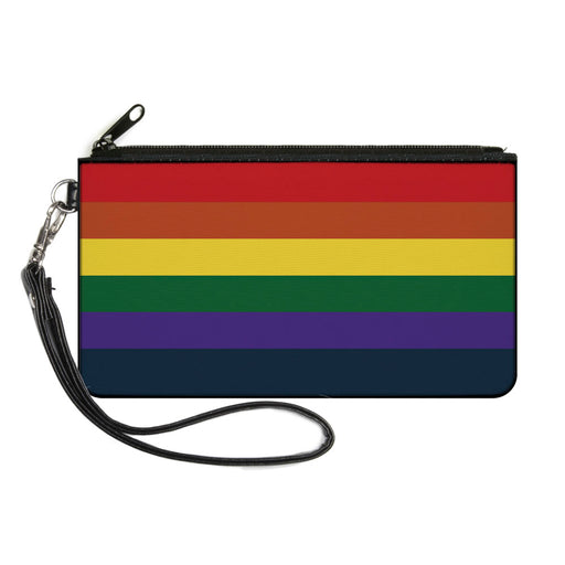 Canvas Zipper Wallet - SMALL - Rainbow Canvas Zipper Wallets Buckle-Down   