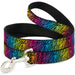 Dog Leash - Zebra Rainbow Ombre Dog Leashes Buckle-Down   