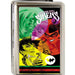 Business Card Holder - LARGE - GOTHAM CITY SIRENS Issue #14 Cover FCG Black Multi Color Metal ID Cases DC Comics   