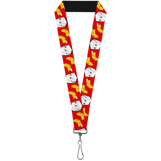 Lanyard - 1.0" - Take Out Fortune Cookies Red Lanyards Buckle-Down   