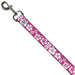 Dog Leash - Hibiscus Neon Pink/White Dog Leashes Buckle-Down   