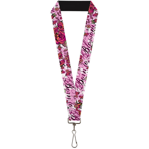 Lanyard - 1.0" - Born to Blossom Pink Lanyards Buckle-Down   