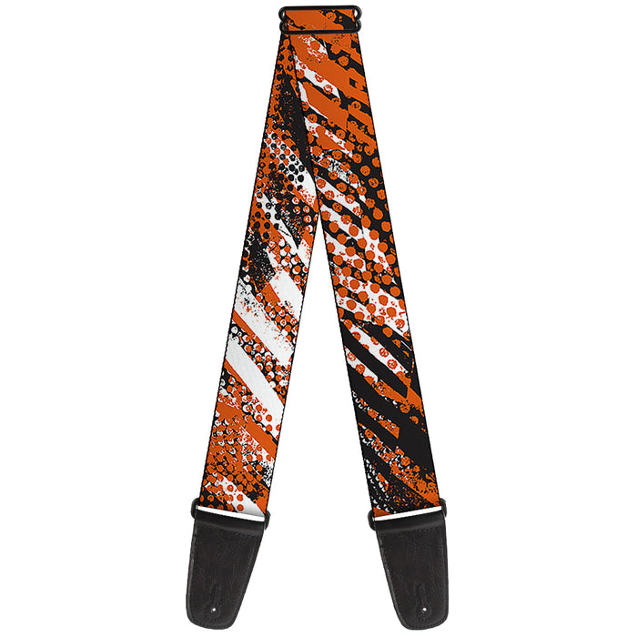 Guitar Strap - Grunge Tread Orange Guitar Straps Buckle-Down   