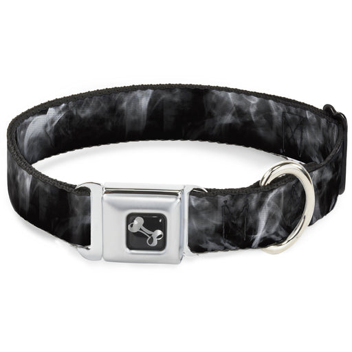 Dog Bone Seatbelt Buckle Collar - Smoke Black/Grays Seatbelt Buckle Collars Buckle-Down   