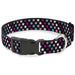 Plastic Clip Collar - Mini Stars Black/Pink/Blue/White Plastic Clip Collars Buckle-Down   