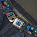 Dory Pose Full Color Seatbelt Belt - Dory Poses & Friends Under the Sea Webbing Seatbelt Belts Disney   