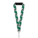 Lanyard - 1.0" - SLYTHERIN Crest Diagonal Stripe Gray Green Lanyards The Wizarding World of Harry Potter Default Title  
