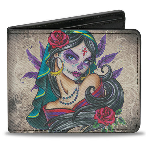 Bi-Fold Wallet - Muerta Bi-Fold Wallets Sexy Ink Girls   