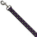 Dog Leash - Argyle Black/Gray/Purple Dog Leashes Buckle-Down   
